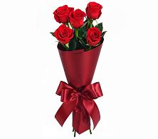Букет 5 Красных роз Эдлесс Лав в Слободе Воронежской области
