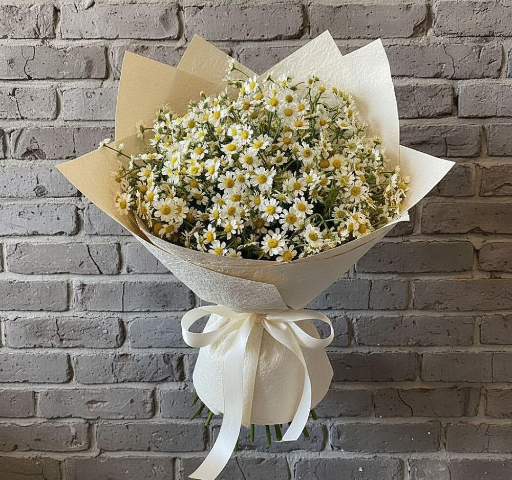 Букет цветов из: Ромашки в Слободе Воронежской области