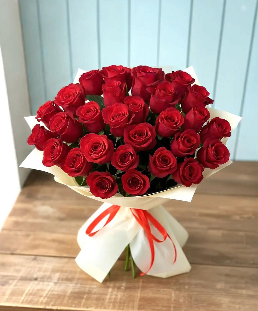 Букет 29 Красных роз в Слободе Воронежской области