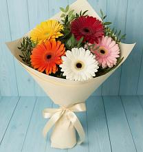 Букет цветов из:  Герберы в Слободе Воронежской области