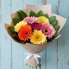 Букет цветов из:  Герберы #REPLACE_PRED# Слободе Воронежской области