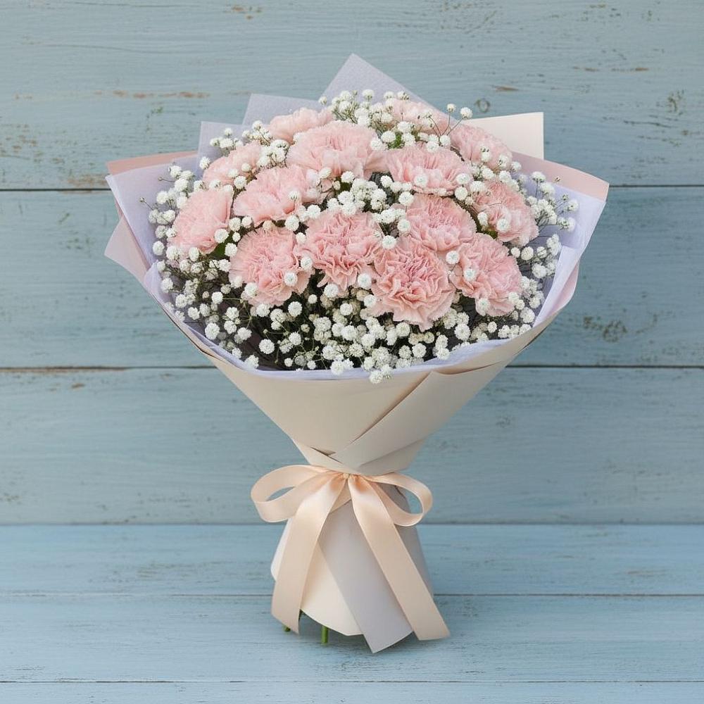 Букет цветов из: Гвоздики в Слободе Воронежской области