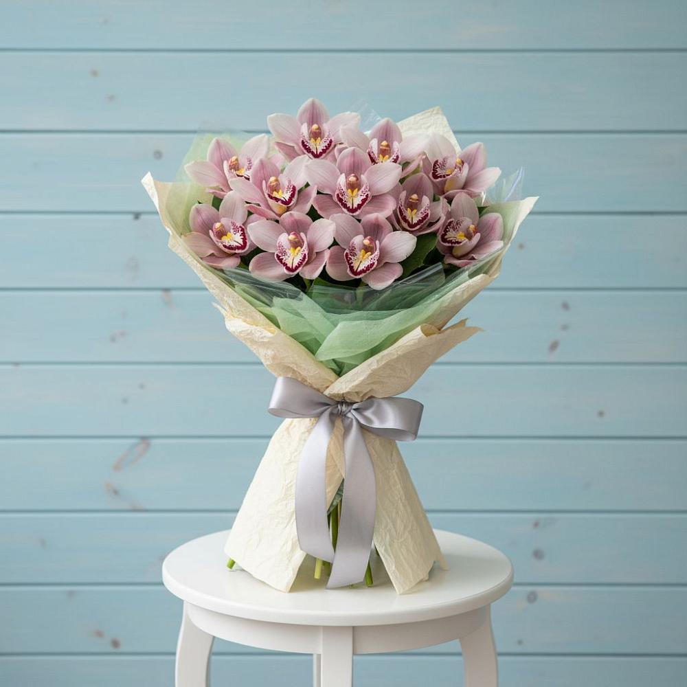 Букет цветов из: Орхидеи и Розы в Слободе Воронежской области