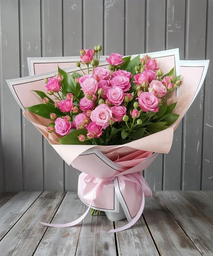 Букет Розовый кустик в Слободе Воронежской области