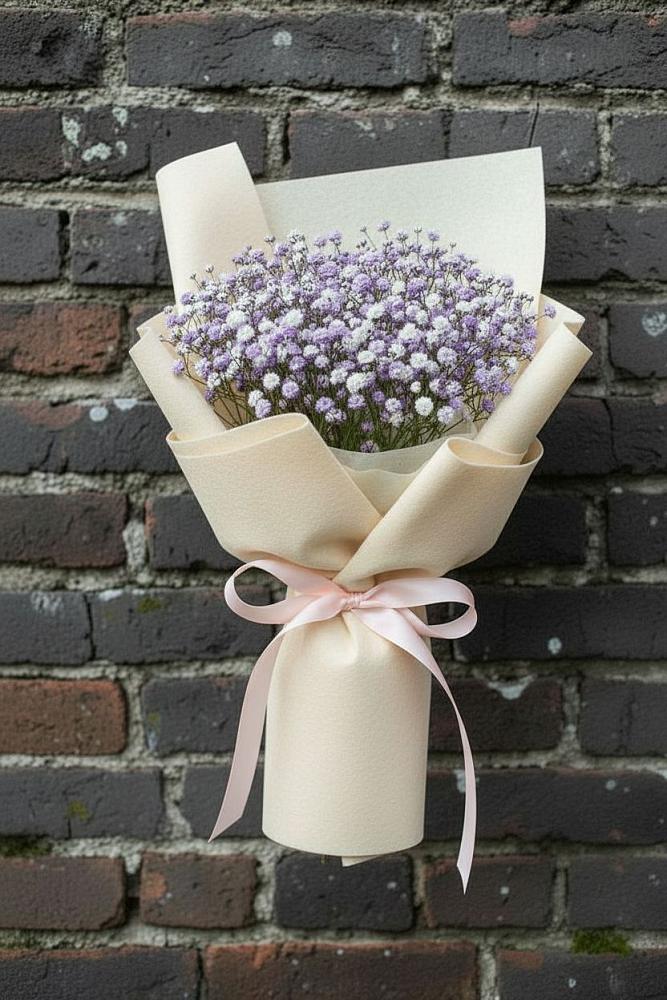 Букет цветов из: Гипсофила в Слободе Воронежской области