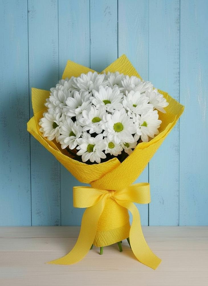 Букет цветов из: Хризантемы в Слободе Воронежской области