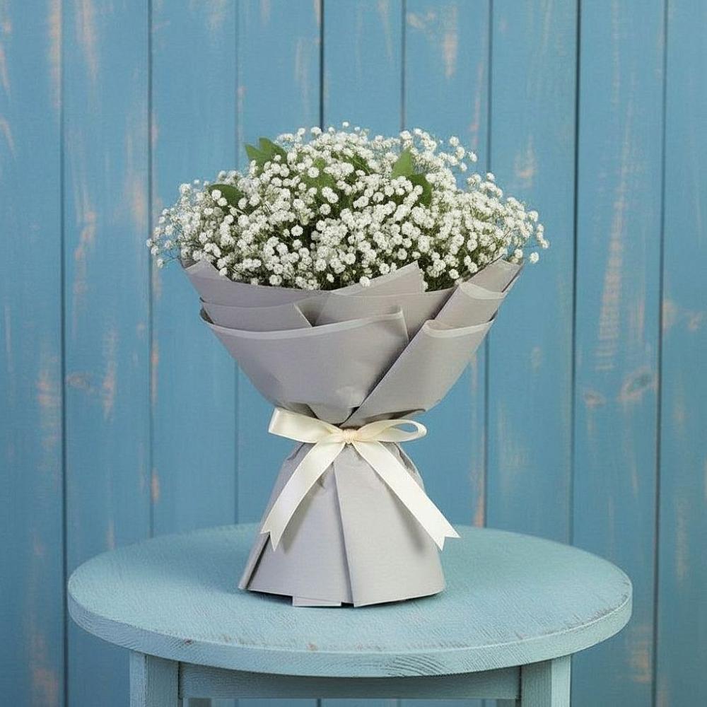 Букет цветов из: Гипсофила в Слободе Воронежской области