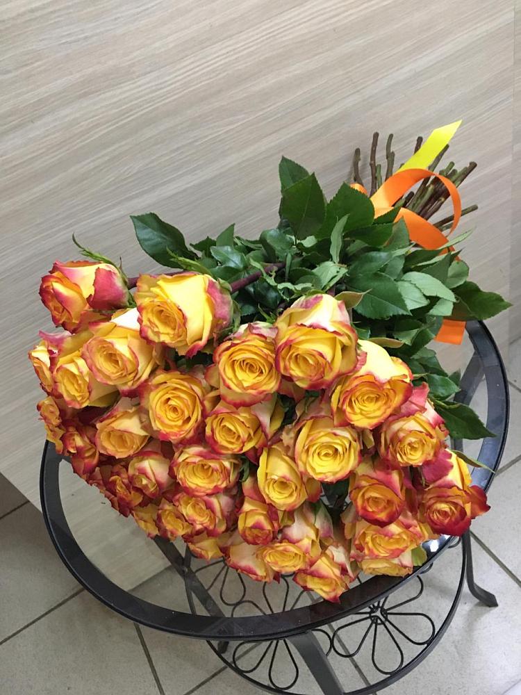 Букет Желтые розы в Слободе Воронежской области