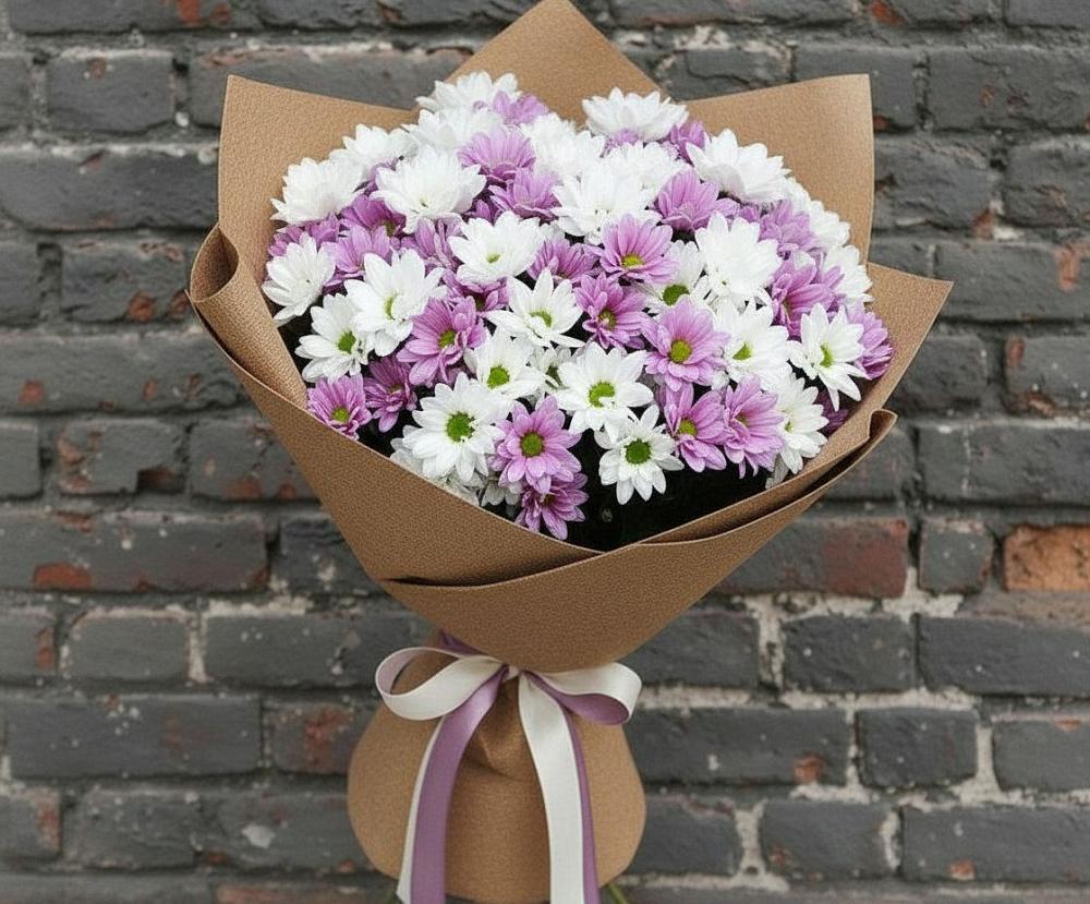 Букет цветов из: Хризантемы в Слободе Воронежской области