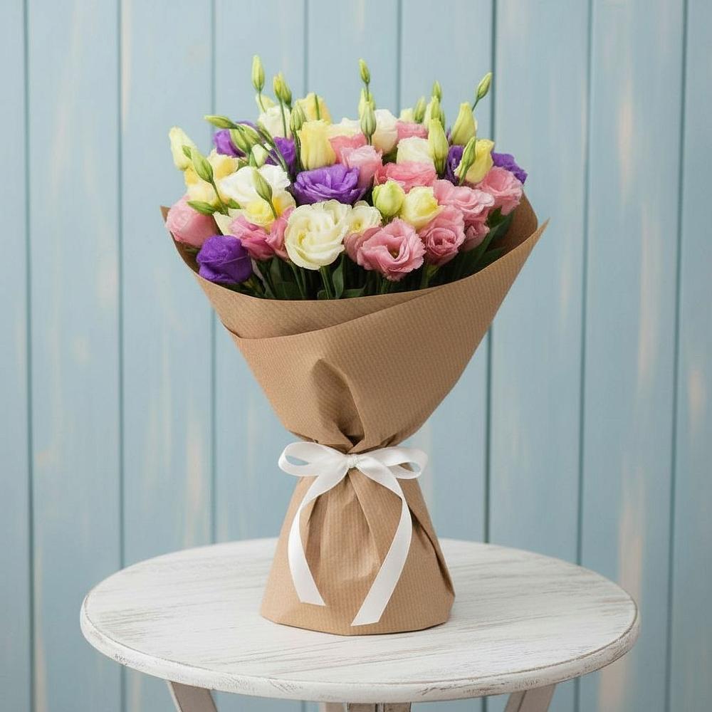 Букет цветов из: Лизиантусы в Слободе Воронежской области