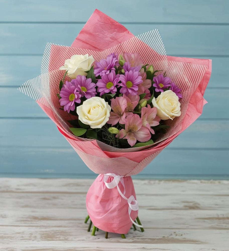 Букет цветов из: Герберы в Слободе Воронежской области