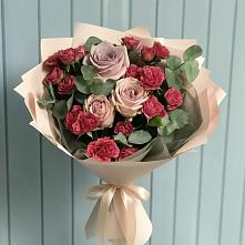 Букет цветов из:  Гвоздики и Розы в Слободе Воронежской области